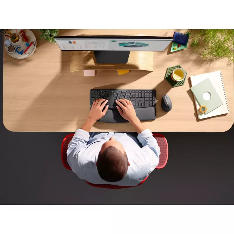 LOGITECH Ergo K860 - bezdrôtová split klávesnica Business Graphite Qwerty Pan Nordic