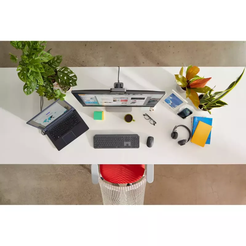 LOGITECH MX Keys For Business - bezdrôtová klávesnica - Graphite - US International Qwerty