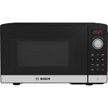 Bosch Serie 2 FEL023MS2 mikrovlnná rúra čierna, nehrdzavejúca oceľ solo mikrovlnná rúra stolová 20 L 800 W