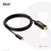 CLUB3D HDMI na USB Type-C 4K60Hz aktívny kábel M/M 1,8 m/6 ft