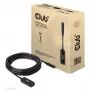 Club 3D CAC-1536 USB 3.2 Gen2 Type-C na Type-A predlžovací kábel, 10 Gbps, samec/samica, 5 m, čierny