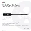 Club 3D CAC-1536 USB 3.2 Gen2 Type-C na Type-A predlžovací kábel, 10 Gbps, samec/samica, 5 m, čierny