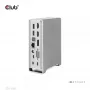 Dokovacia stanica CLUB3D CSV-1568 kovové puzdro USB Gen2 Type-C USB Gen2 Type-A HDMI DP VGA RJ45 120W