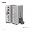Dokovacia stanica CLUB3D CSV-1568 kovové puzdro USB Gen2 Type-C USB Gen2 Type-A HDMI DP VGA RJ45 120W