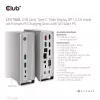 Dokovacia stanica CLUB3D CSV-1568 kovové puzdro USB Gen2 Type-C USB Gen2 Type-A HDMI DP VGA RJ45 120W