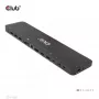 CLUB3D USB Gen1 Type-C Triple Display DP Alt Mode Displaylink Dynamic PD Charging Dock so 120 W napájacím zdrojom