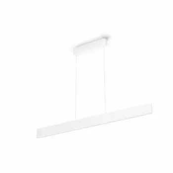 Závesné svietidlo Philips Hue Ensis – biele a farebné svetlo, Bluetooth, 220–240V, Ø40mm, hĺbka 1299mm, min. výška 164cm
