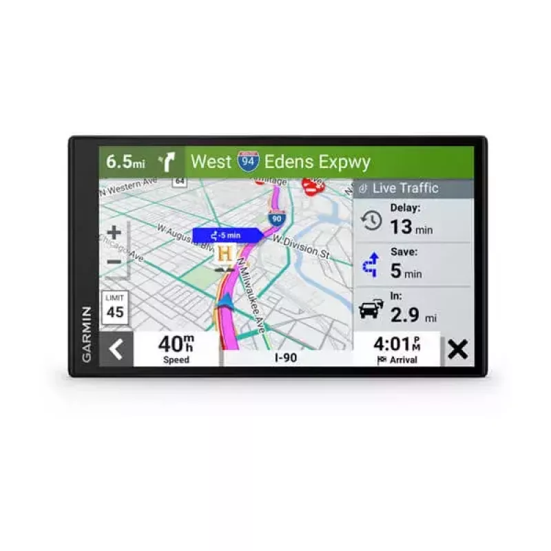 Auto GPS navigátor GARMIN DriveSmart 76 — 7 inch TFT dotykový displej, 32 GB pamäť, Wi‑Fi, Bluetooth, celoživotné aktualizácie máp (EU MT-S)
