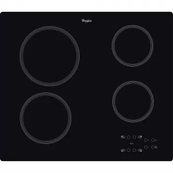 Indukčná varná doska WHIRLPOOL AKT 801/NE — 4 zóny 60 cm, dotykové ovládanie, čierna sklokeramika