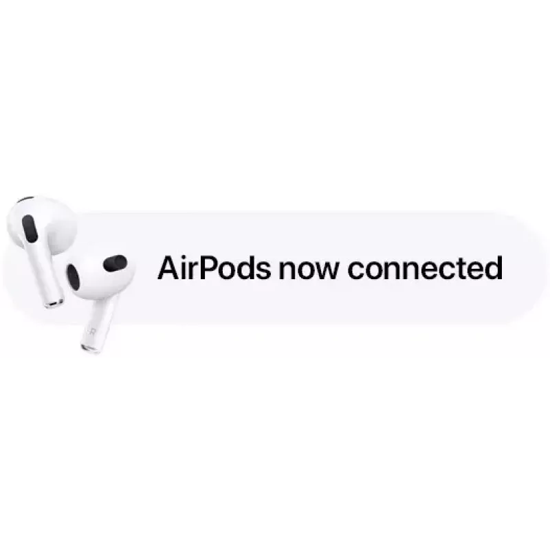 Apple AirPods 3. generácia + MagSafe nabíjacie puzdro hovory/hudba Bluetooth biely