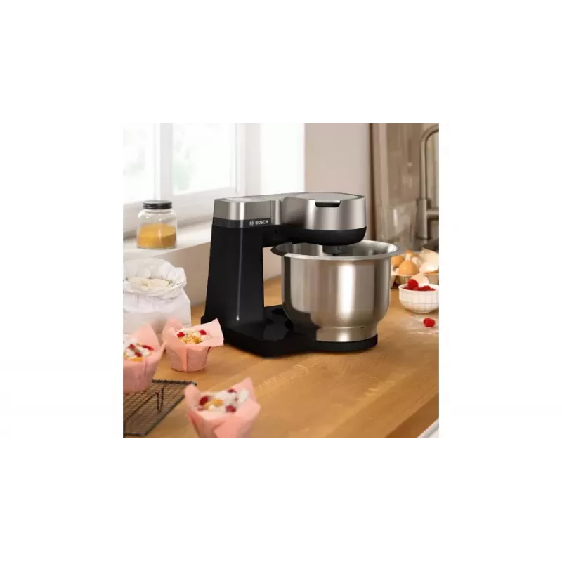 Bosch Serie 2 MUMS2VM00 kuchynský robot 900 W 3,8 l čierna, strieborná