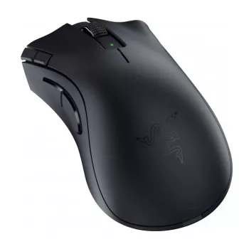 Herná myš Razer DeathAdder V2 X HyperSpeed — pre pravákov, bezdrôtová 2,4 GHz/Bluetooth, 14 000 DPI, 7 tlačidiel, AA batéria, 103 g, čierna