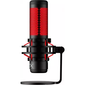 HyperX QuadCast - USB mikrofón (čierno-červený) - červené osvetlenie