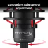 HyperX QuadCast - USB mikrofón (čierno-červený) - červené osvetlenie
