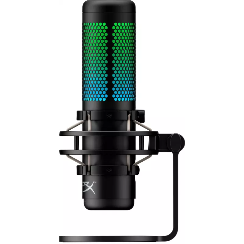 HyperX QuadCast S - USB mikrofón (čierno-sivý) - RGB osvetlenie