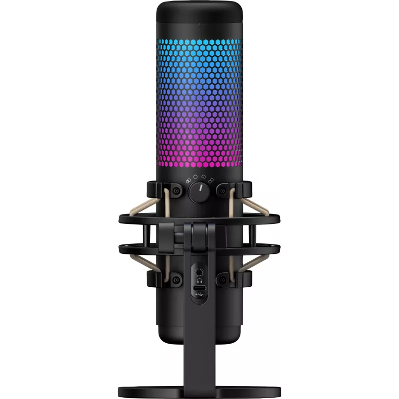 HyperX QuadCast S - USB mikrofón (čierno-sivý) - RGB osvetlenie