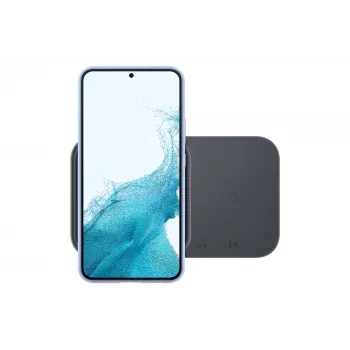 Bezdrôtová USB nabíjačka do interiéru Samsung EP-P5400 — 15 W, sivá, pre smartfón, slúchadlá, smart hodinky
