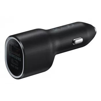Autonabíjačka Samsung EP-L4020 40W (12V vstup) USB-C 25W+15W čierna pre smartfóny