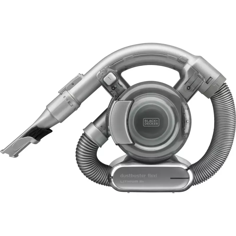 Black & Decker PD1820L-QW Flexi ručný vysávač, chrómový