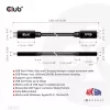 USB Gen1 Type-C predlžovací kábel CLUB3D CAC-1531, 1 m, USB-C konektor samec na 2× USB-C konektor samica, 5 Gbps, 60 W PD, 4K@60Hz