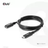 USB Gen1 Type-C predlžovací kábel CLUB3D CAC-1531, 1 m, USB-C konektor samec na 2× USB-C konektor samica, 5 Gbps, 60 W PD, 4K@60Hz