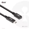 USB Gen1 Type-C predlžovací kábel CLUB3D CAC-1531, 1 m, USB-C konektor samec na 2× USB-C konektor samica, 5 Gbps, 60 W PD, 4K@60Hz