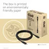 USB Gen1 Type-C predlžovací kábel CLUB3D CAC-1531, 1 m, USB-C konektor samec na 2× USB-C konektor samica, 5 Gbps, 60 W PD, 4K@60Hz