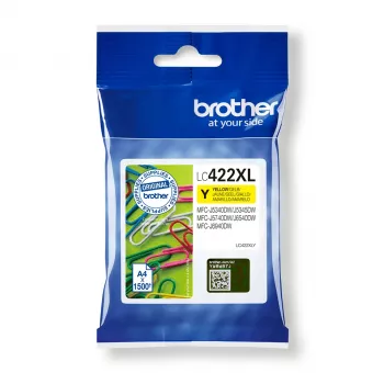 Brother LC-422XLY atramentová kazeta 1 ks originálna žltá