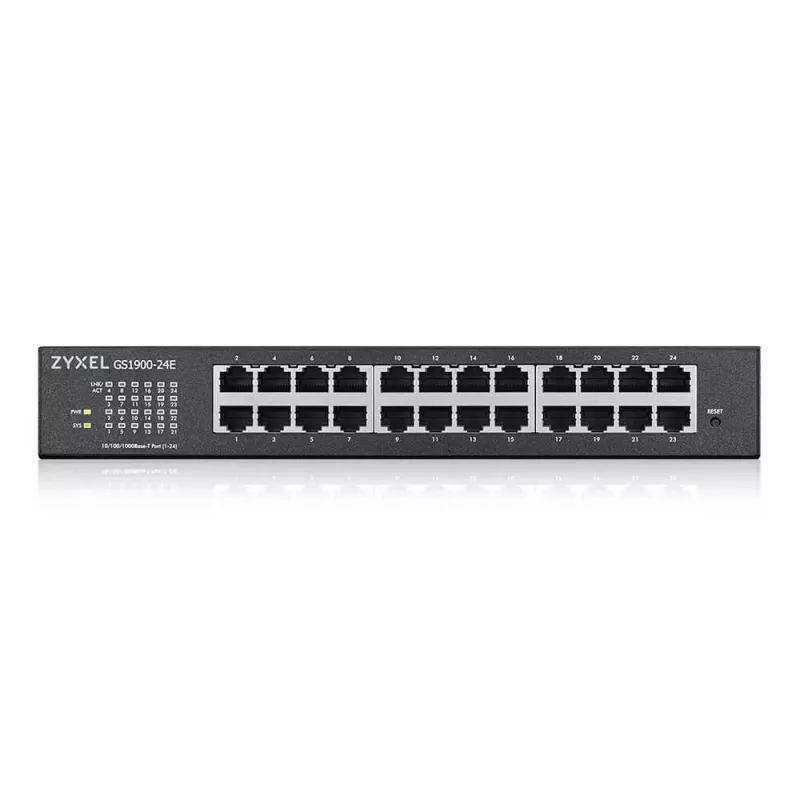 Zyxel GS1900-24E-EU0103F sieťový switch Managed L2 Gigabit Ethernet (10/100/1000) 1U čierny
