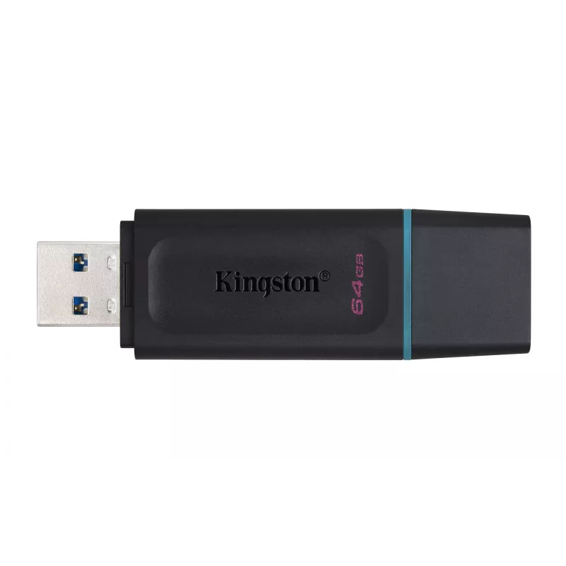 Kingston DataTraveler Exodia USB kľúč 3.2 Gen 1 64 GB, 2 ks, čierny/tyrkysový