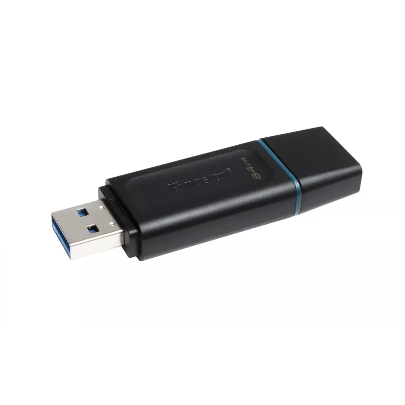 Kingston DataTraveler Exodia USB kľúč 3.2 Gen 1 64 GB, 2 ks, čierny/tyrkysový