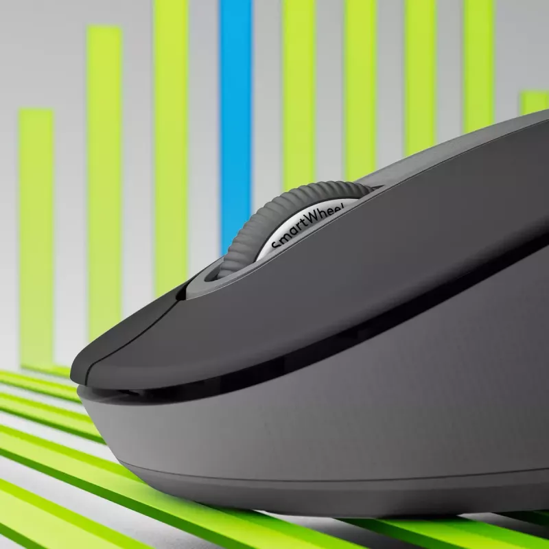LOGITECH Signature M650 L bezdrôtová myš – pre veľké ruky – pre pravákov – grafitová