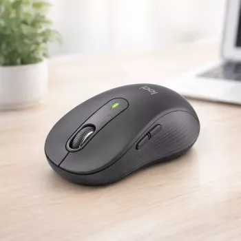 LOGITECH Signature M650 L bezdrôtová myš – pre veľké ruky – pre pravákov – grafitová