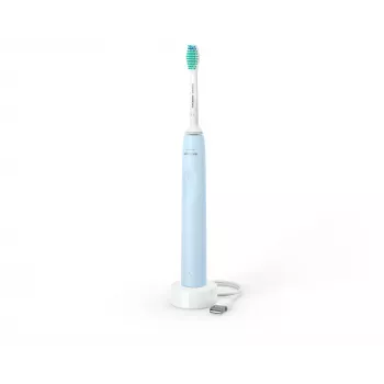 Elektrická sonická zubná kefka Philips HX3651/12 — jemný režim, integrovaná Li‑Ion batéria, 1 hlava kefky, biela/modrá