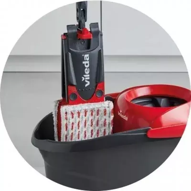 Návlek na mop Vileda červená biela