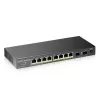 Zyxel GS1100-10HP v2 Unmanaged Gigabit Ethernet (10/100/1000) Power over Ethernet (PoE) čierny