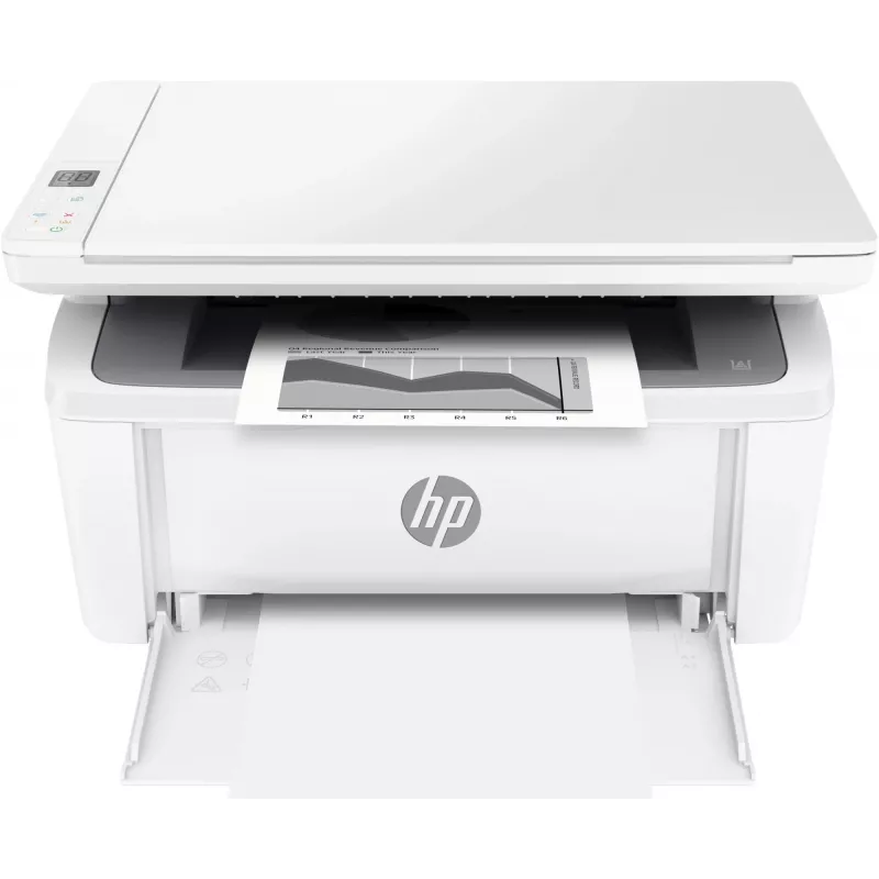 Multifunkčná laserová tlačiareň HP LaserJet MFP M140w — mono, 20 str./min, 600×600 DPI, A4, Wi‑Fi, Ethernet, biela