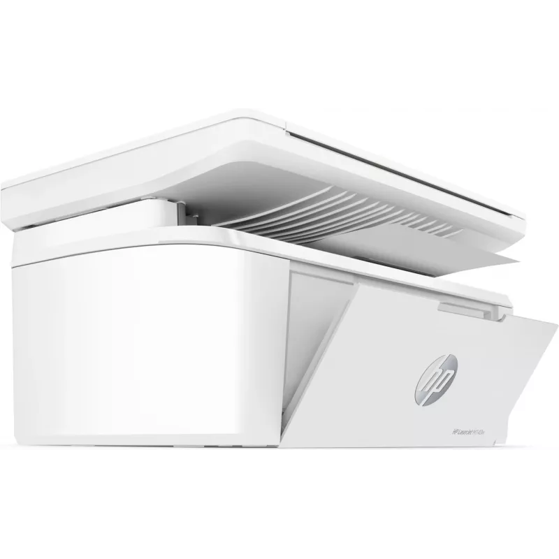 Multifunkčná laserová tlačiareň HP LaserJet MFP M140w — mono, 20 str./min, 600×600 DPI, A4, Wi‑Fi, Ethernet, biela