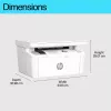 Multifunkčná laserová tlačiareň HP LaserJet MFP M140w — mono, 20 str./min, 600×600 DPI, A4, Wi‑Fi, Ethernet, biela