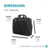 Taška na notebook HP Professional 15,6 palca aktovka jednofarebná