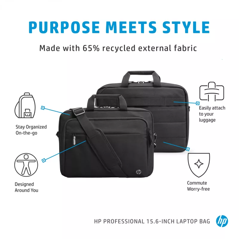 Taška na notebook HP Professional 15,6 palca aktovka jednofarebná