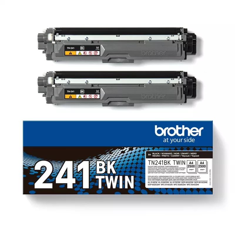 Brother TN-241BKTWIN toner dvojbalenie, čierny, 2 x 2500 strán