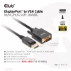 DisplayPort na VGA kábel M/M CLUB3D CAC-1012 2m