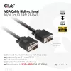 VGA kábel, obojsmerný, M/M, 3 m, 28AWG, CLUB3D CAC-1703