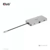 CLUB3D USB Gen1 Type-C 9-in-1 hub s HDMI, VGA, 2x USB Gen1 Type-A, RJ45, SD/Micro SD čítačka kariet a USB Gen1 Type-C konektor samica