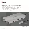 CLUB3D USB Gen1 Type-C 9-in-1 hub s HDMI, VGA, 2x USB Gen1 Type-A, RJ45, SD/Micro SD čítačka kariet a USB Gen1 Type-C konektor samica
