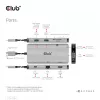 CLUB3D USB Gen1 Type-C 9-in-1 hub s HDMI, VGA, 2x USB Gen1 Type-A, RJ45, SD/Micro SD čítačka kariet a USB Gen1 Type-C konektor samica