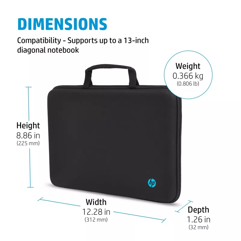 Kufrík HP Mobility 11,6-palcová taška na notebook maximálna veľkosť obrazovky 29,5 cm