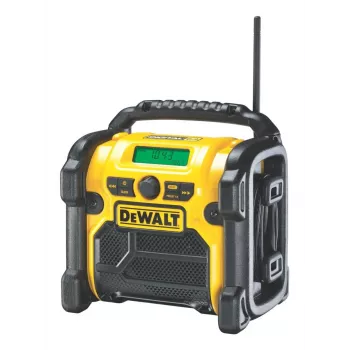 DEWALT bezdrôtové Li-Ion DAB+/FM kompaktné rádio – iba prístroj