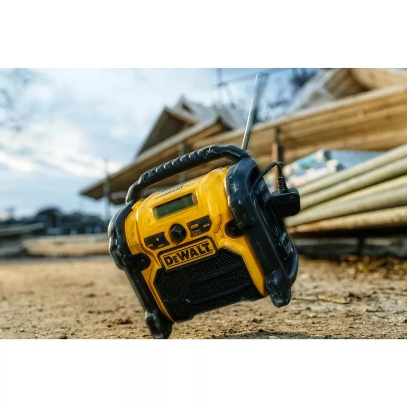 DEWALT bezdrôtové Li-Ion DAB+/FM kompaktné rádio – iba prístroj
